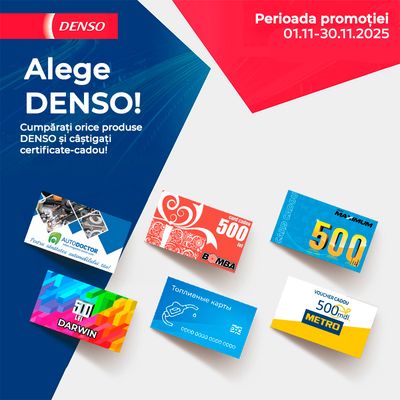 Premii pentru cei care aleg calitatea DENSO